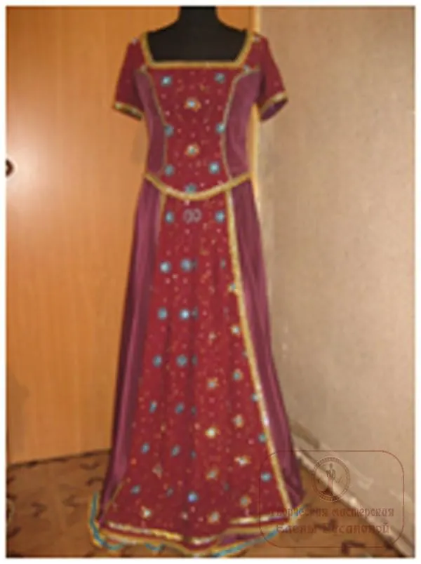 Костюм индианки, красное