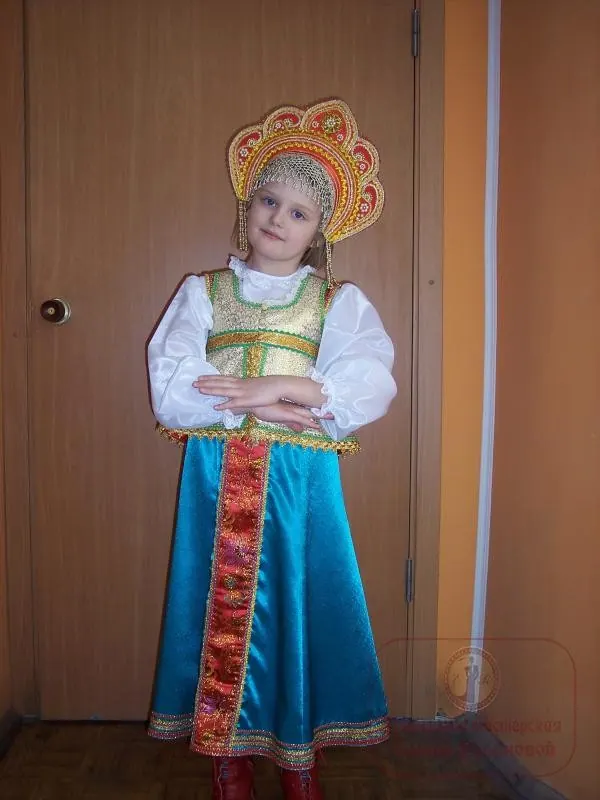 Русский сарафан детский для девочки