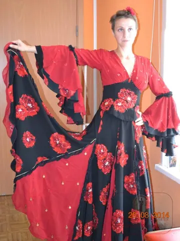 Юбка с пайетками