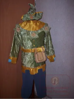 Гном зеленый, костюм герой из сказки